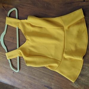 Say Anything Yellow Blouse